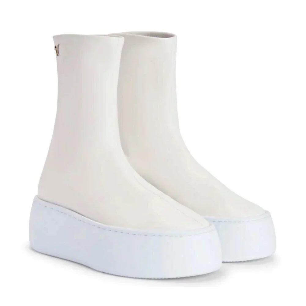 Giuseppe Zanotti Alma Women's Leather Platform Sneakers Size 39 (MSRP $695)